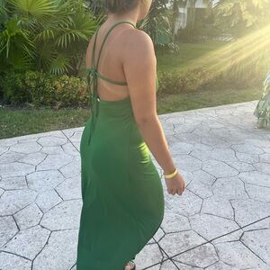 Zara Vibrant Green Dress